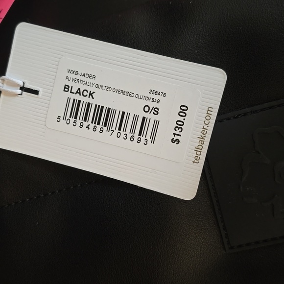 BNWT Ted Baker Blk Clutch - Picture 4 of 7